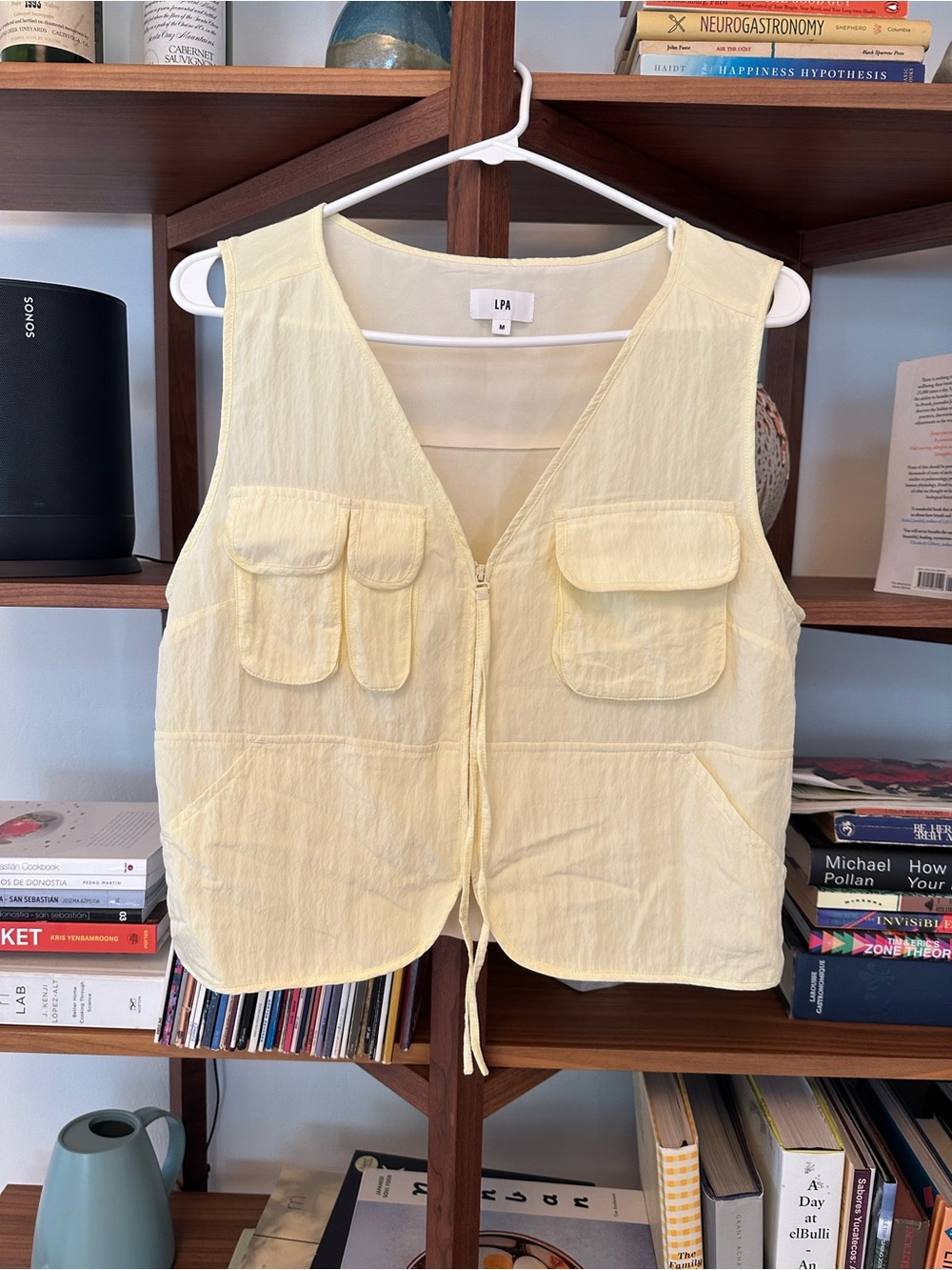 LPA Pale Yellow Utility Pocket Vest